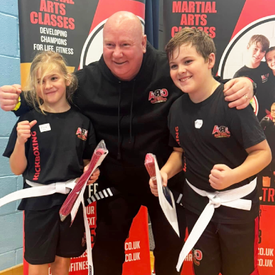 Confident self-defence martial arts children